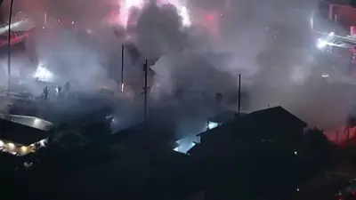 One dead after fireworks explosion sets Los Angeles home on fire