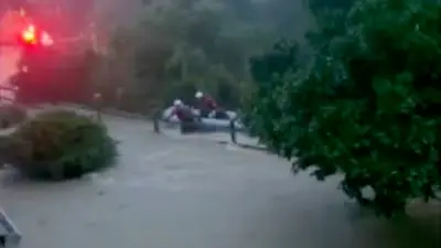 Flash flooding in central North Carolina forces residents to flee homes