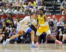 Cooper Flagg’s duel with Bronny James in Mavs debut rocks Las Vegas Summer League